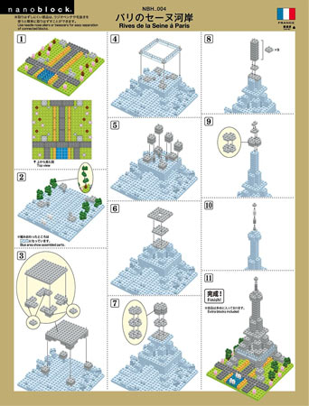 Voorbeeld van een bouwinstructie