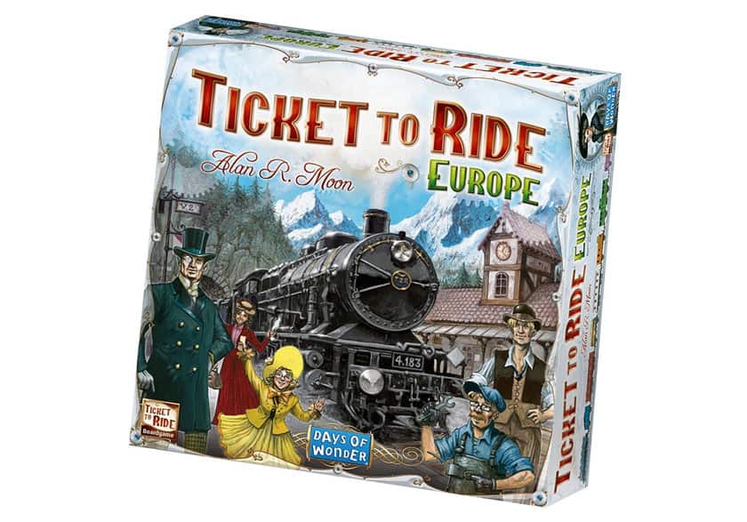 Doos van Ticket to Ride Europe